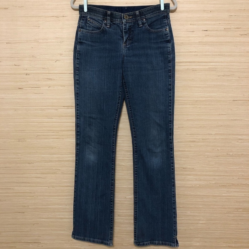 Wrangler Q-baby No Gap Waistband Boot Cut Side Slit Jeans Size 1/2 x 34